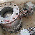 high quality wog on/off electric stainless steel flanged ball valves ac220v